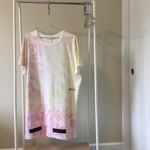 Off-White x SSENSE Red & Orange Tie-Dye T-Shirt